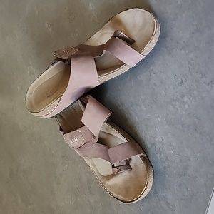 CLARKS ARTISAN Thong Sandal Mocha Brown Size 7